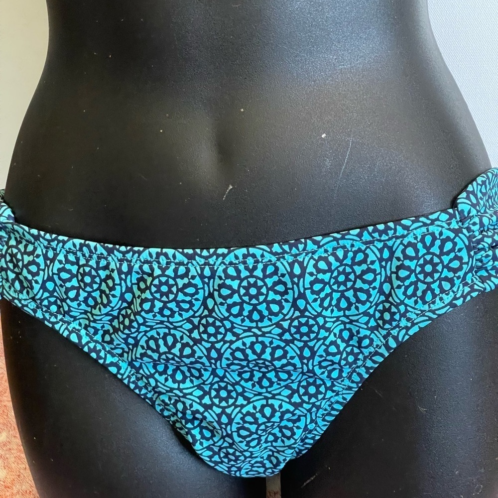 Tommy Hilfiger blue and black bikini bottoms
